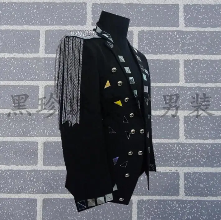 Мужские костюмы с королевскими линзами дизайнерские мужские для сцены певцов