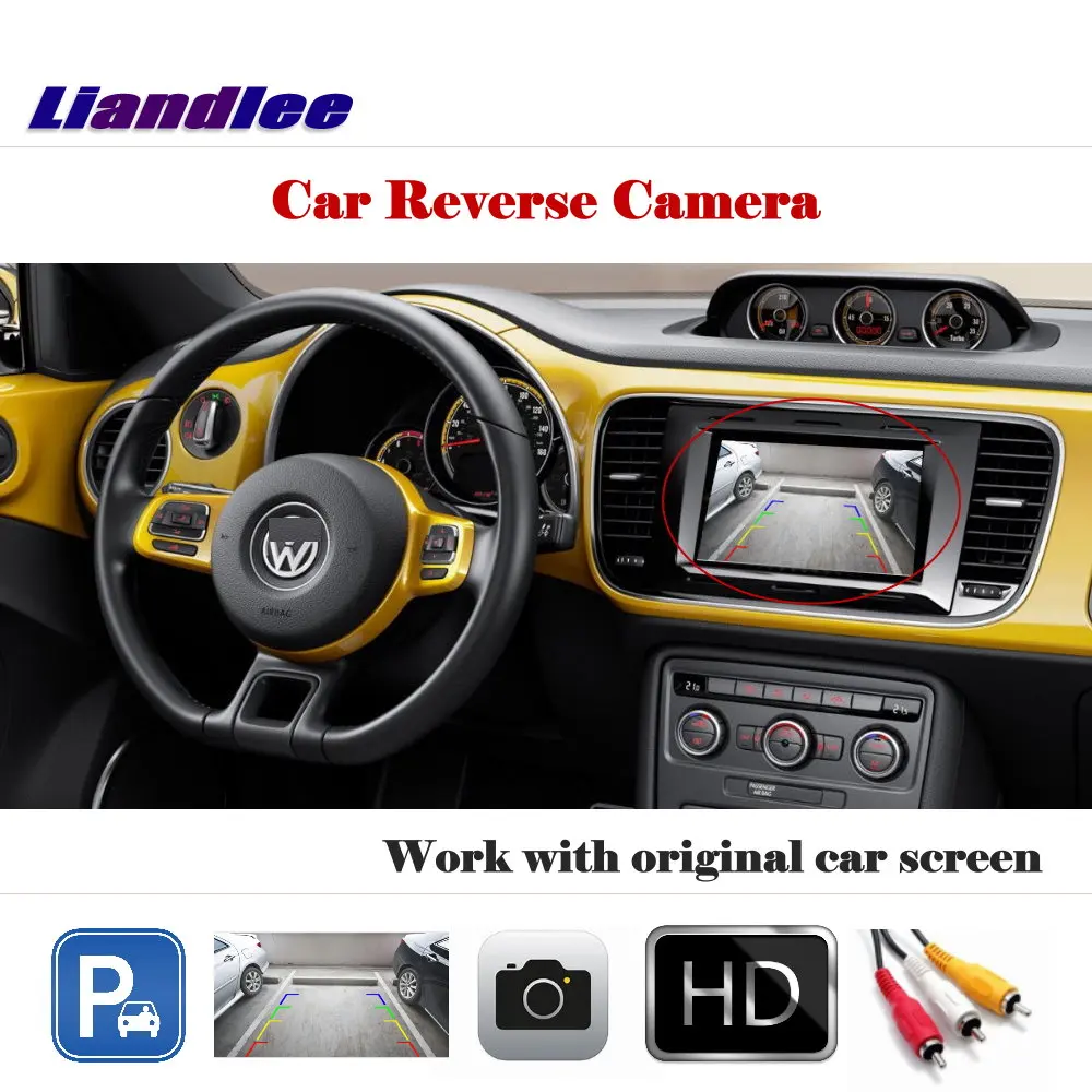Автомобильная HD камера заднего вида для Volkswagen VW New Beetle 2011 2012 2013 2014 2015 2016 2017 2018