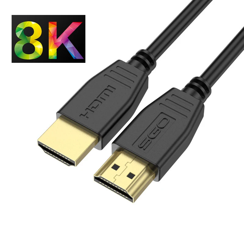 Кабель HDMI 2 1 8K поддержка при 120 Гц HDR/высокая скорость 48 Гбит/с/4:4:4/3D/UHD/eARC кабель