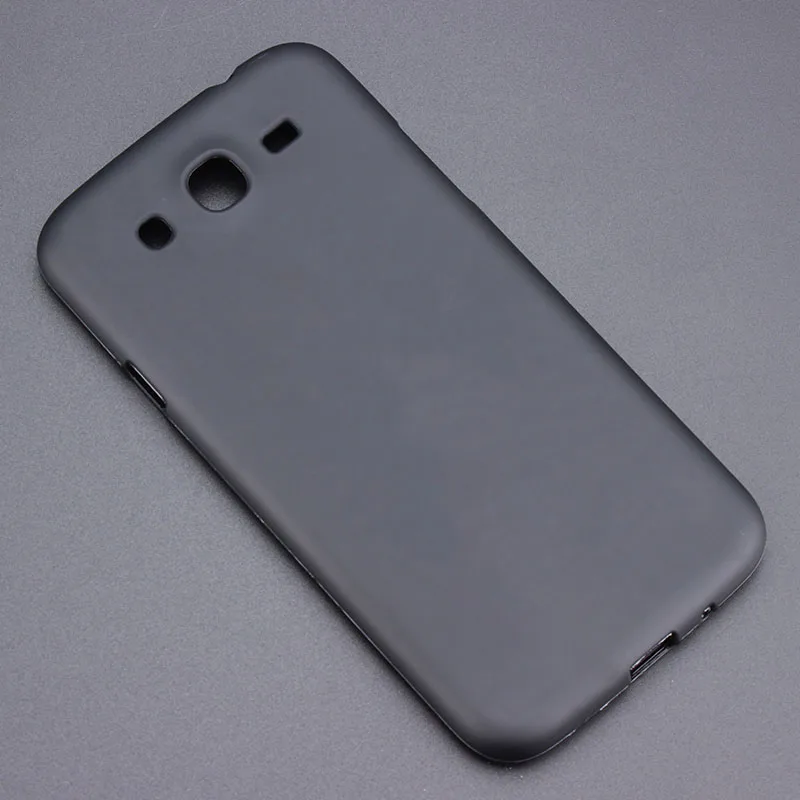 Черный гелевый тонкий мягкий чехол-накладка из ТПУ для Samsung Galaxy Mega 5 8 i9150 i9152