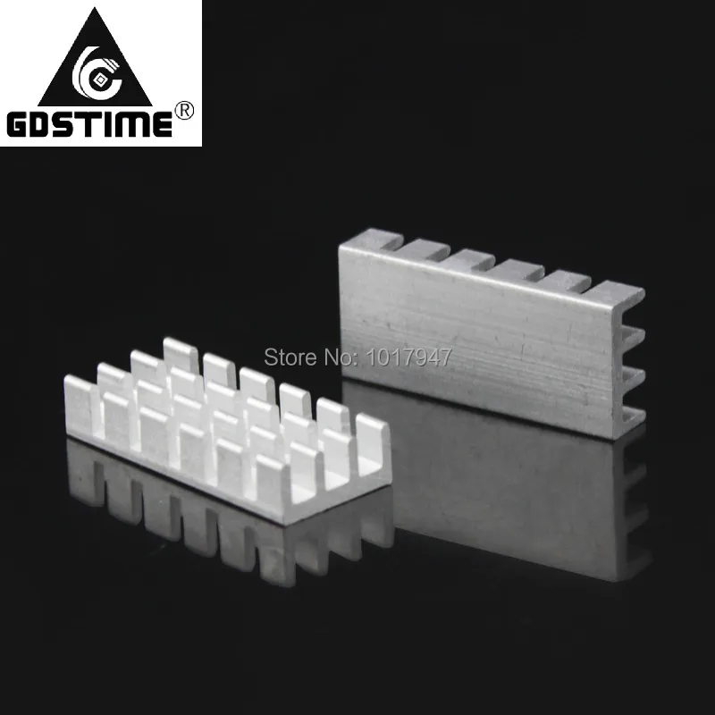 1000Pieces lot 25x11x10mm Thermal Adhesive Pad Extrude Aluminium Heat Sink Radiator | Компьютеры и офис