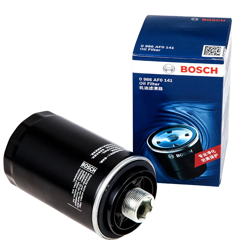 Масляный фильтр Bosch (BOSCH) 0986AF0141 V olkswagen Magotan Golf 6 Sagitar Passat Tiguan cc Audi A4L Q5 S koda Octavia Speed