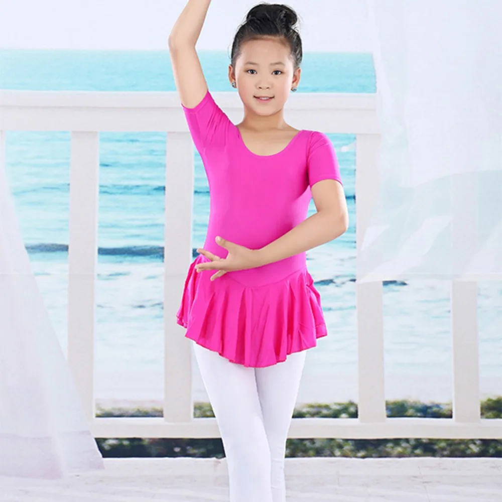 

Kid 2-14Y Ballet Tutu Leotard Soft dresses Toddler Girl Gymnastics Dance Dress
