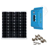 solar kit solar panel 50w 12v solar battery charger solar charge controller 12v24v 10a z bracket rv boat motorhome fishing