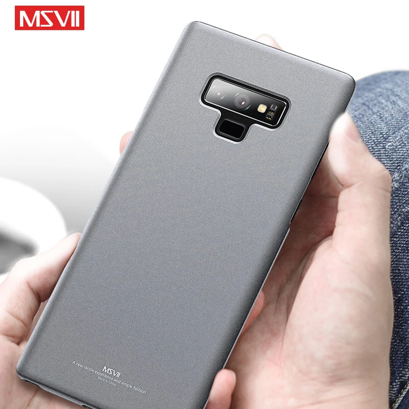 Для Samsung Galaxy Note 9 чехол MSVII Жесткий ПК тонкий матовый для телефона galaxy 8 note8 note9
