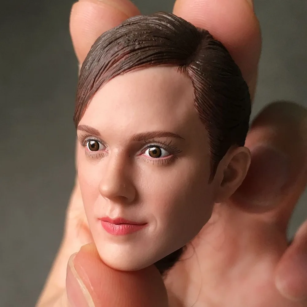[Wamami] 1:6 весы Ma игрушки женская голова Sculpt посаженный парик волос 12 &quotЭмма|toys