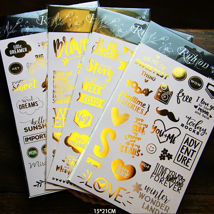 Фольга KSCRAFT для скрапбукинга новинка счастливый планировщик/Создание