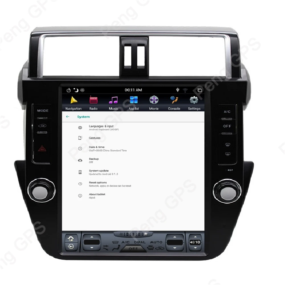 4G+ 64G ips Android 8,1 автомобильный gps-навигация, dvd-плеер для Toyota Land Cruiser Prado 150- Tesla стиль 12,1 дюймов головное устройство
