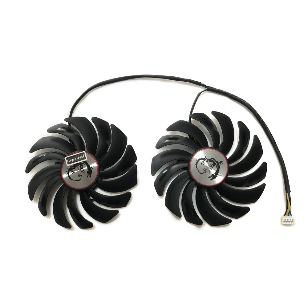 PLD10010B12HH/PLD09210S12HH VGA охлаждающий вентилятор GPU для MSI RX480 RX580 RX470 RX570 GAMINNG Броня видео