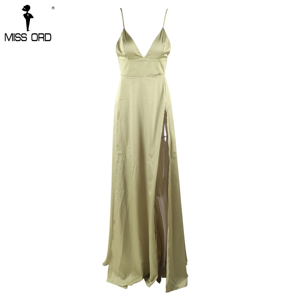 Платье-макси Missord с треугольным вырезом без рукавов открытой спиной FT8182 2020 |