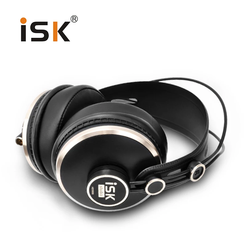 Роскошные удобные полностью закрытые наушники ISK HD9999 для монитора DJ/аудио