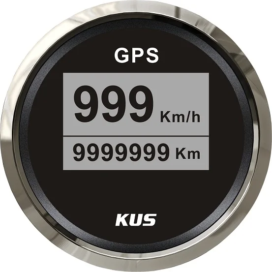 52 мм KUS цифровой GPS Спидометр 0 999KMH с антенной для автомобиля грузовика