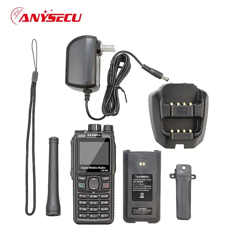 Новый продукт anysecu DM960/DM 960 TDMA DMR цифровой двухстороннее радио 400 480 МГц 5 Вт два