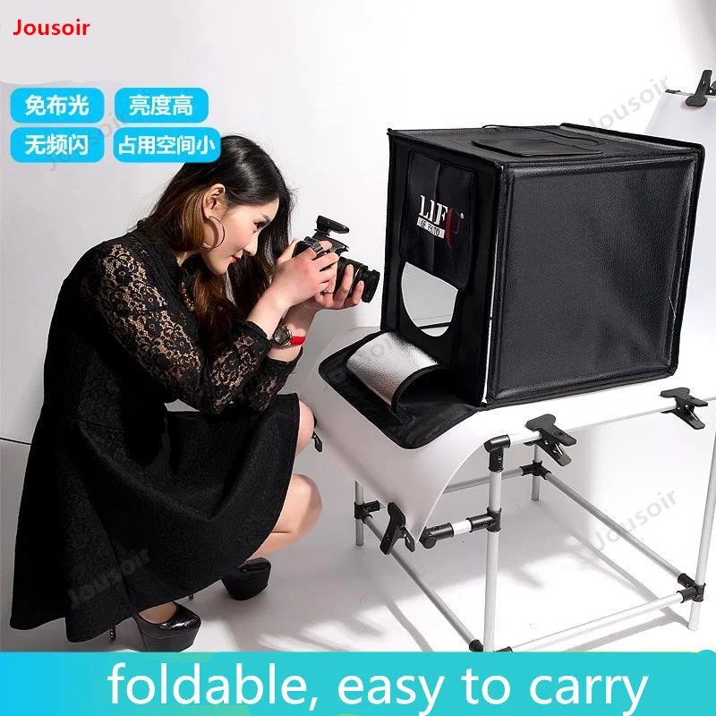 Светодиодный стол для студийной фотосъемки 60 см фотографический лайтбокс