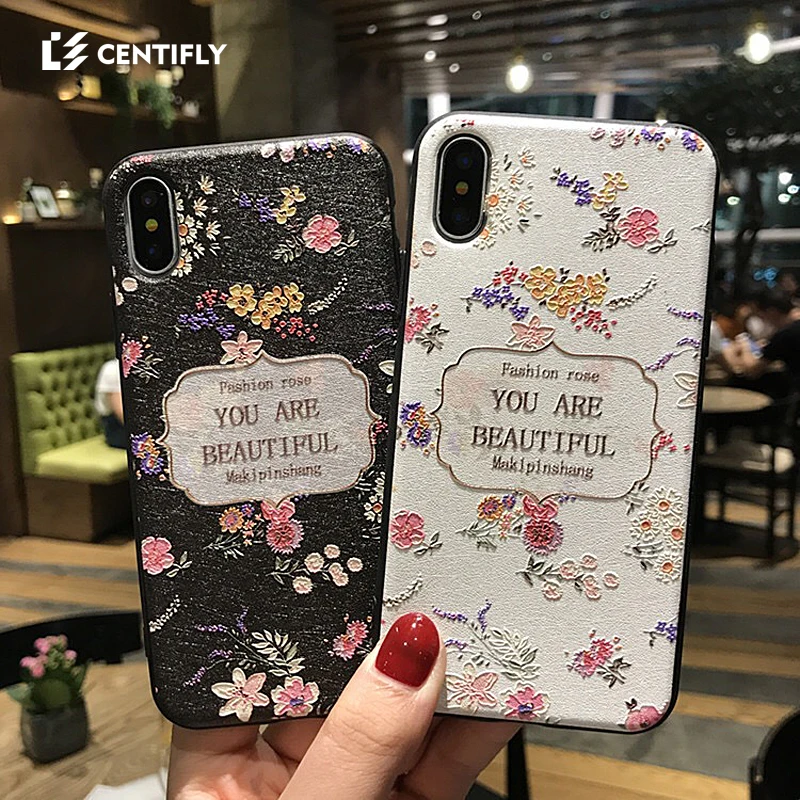 3D живопись сад телефон чехлы для Iphone X 7 Plus 8 плюс мягкий силиконовый чехол 6 6s