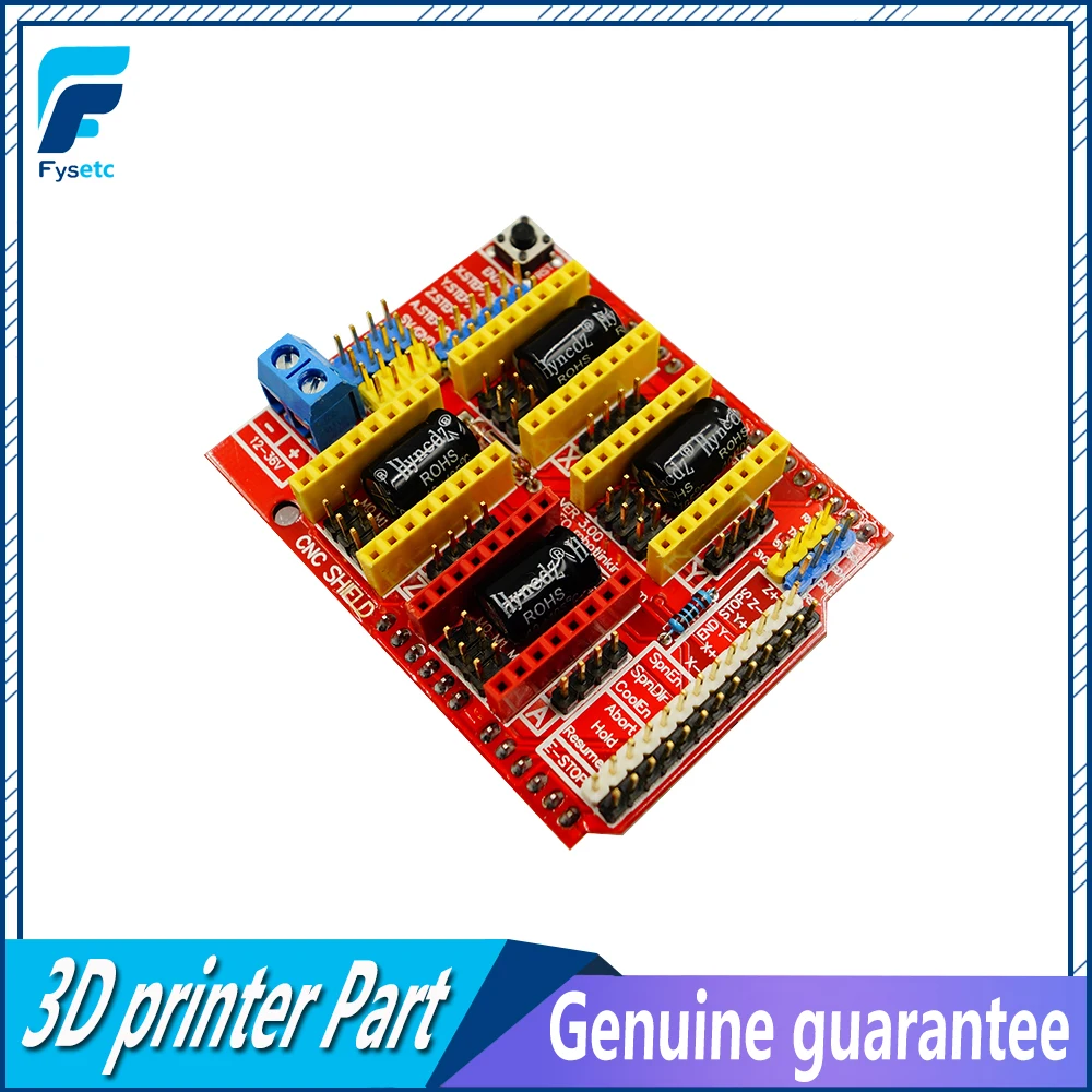 Новый 3D принтер части A4988 Драйвер CNC Щит Плата расширения для Arduino V3 гравер