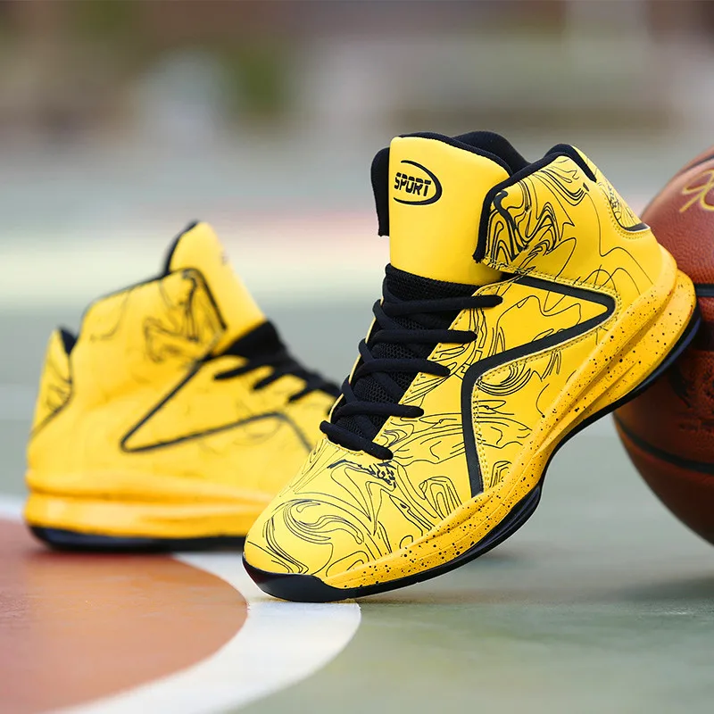 Couple shoes exclusive new unisex sneakers basketball shoes men's casual shoes colorful cloth design high elastic air cushion