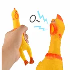 Новинка, забавные гаджеты для собак, новинка, желтая резина, для курицы, игрушки для собак, новинка, кричащие крики, для курицы, для кошек, домашних животных