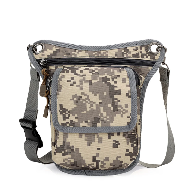 Мужская Холщовая Сумка DIDA BEAR черная или хаки многофункциональная