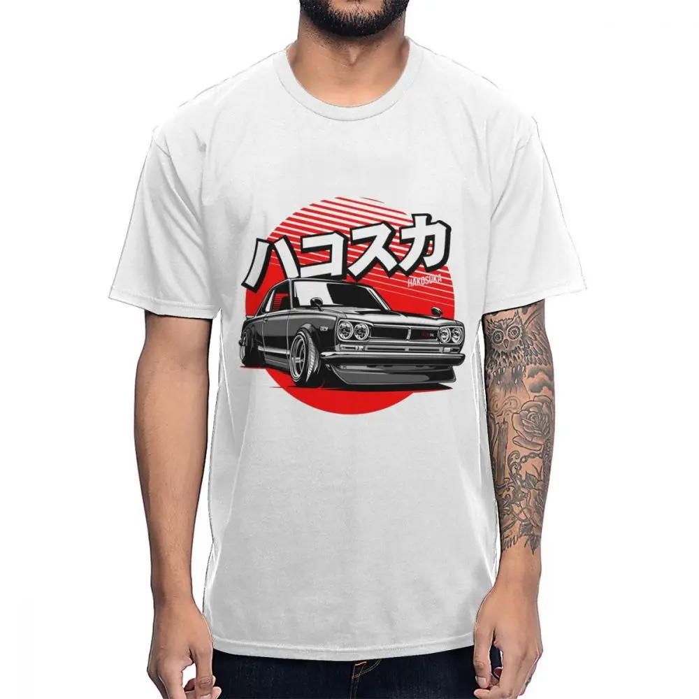 Футболка GTR Hakosuka Skyline PGC10 Мужская винтажная качественная летняя повседневная