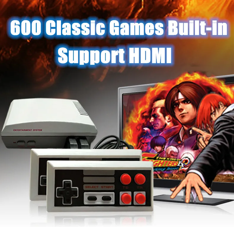 8Bit HD Выход ретро портативные игровые мини-плееры Семья ТВ игровая консоль