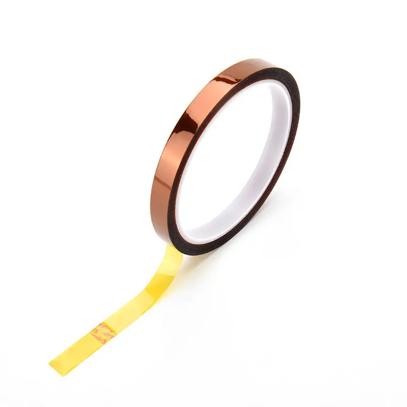 

1PC Adhesive Tape Gold High Temperature Heat Resistant Polyimide for Electronic Industry 10mm X 33m