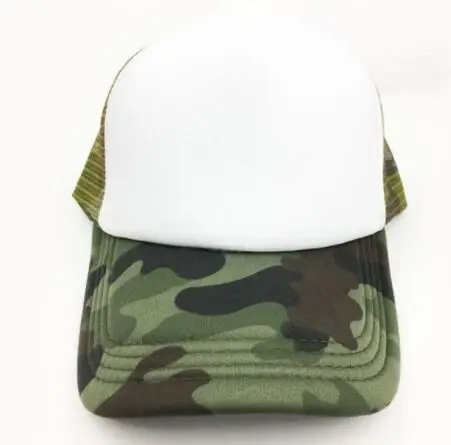 Camo and white 5 шт./партия, летние мужские повседневные сетчатые бейсболки для взрослых, с принтом «сделай сам», индивидуальный дизайн логотипа, бейсболки, кепки, кепки, пляжные бейсболки - Цвет: Camo and white