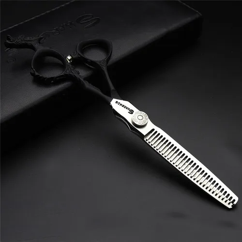 Style A Thin Оригинальные новые Парикмахерские ножницы Профессиональные 6 дюймов Парикмахерские ножницы стилист специальные ножницы плоские зубы ножницы - Цвет: Style A Thin