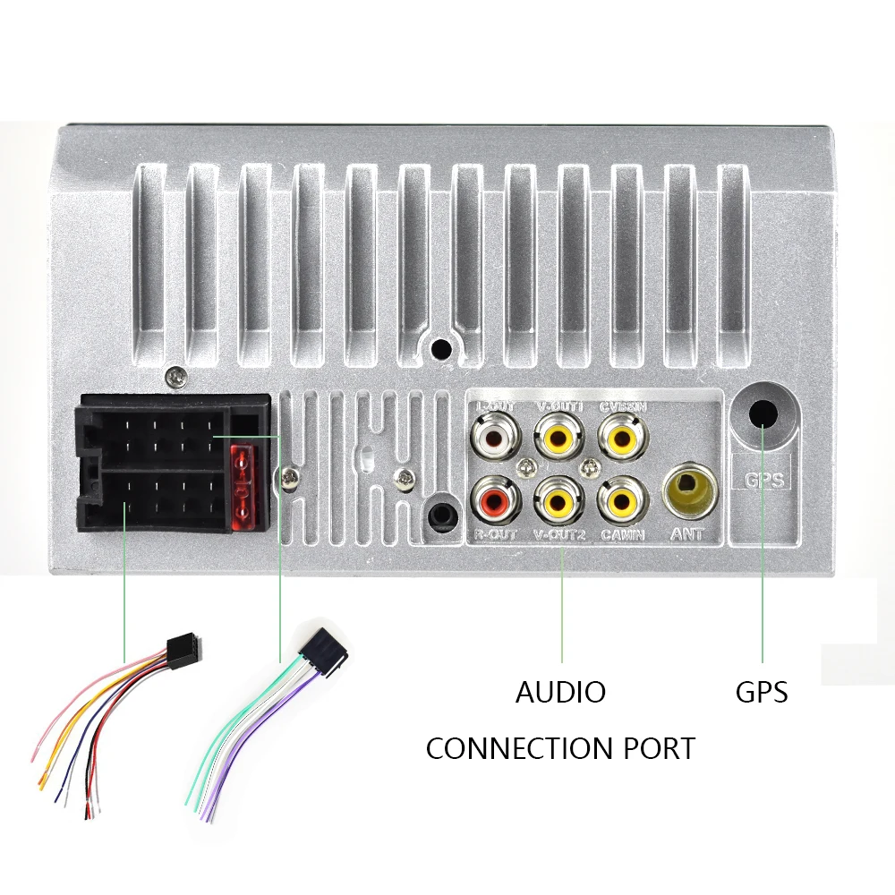 Podofo 2 Din автомагнитола 7 ''сенсорный экран мультимедийный плеер MP5 Bluetooth