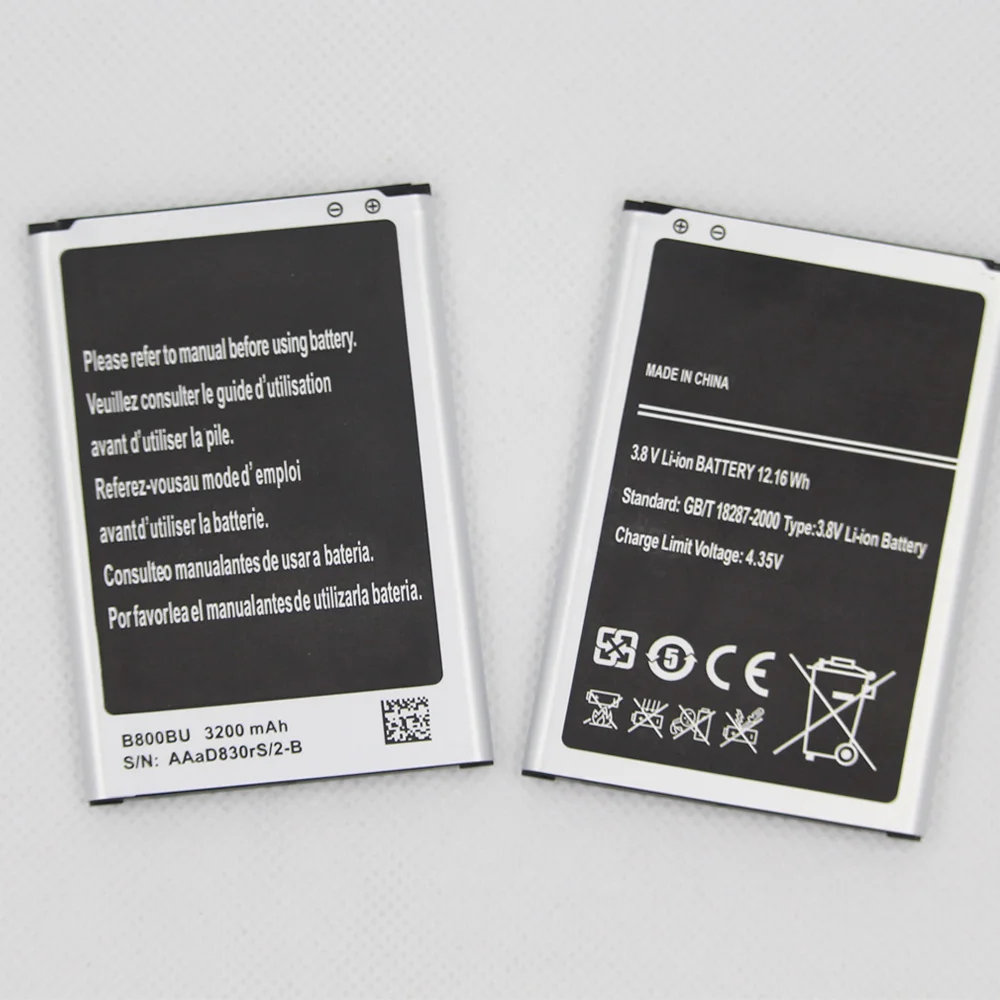 Аккумулятор 20 шт./лот 3200 мАч B800BC B800BE B800BU аккумулятор для Samsung Galaxy Note 3 N9000 N9005 N900 N9002