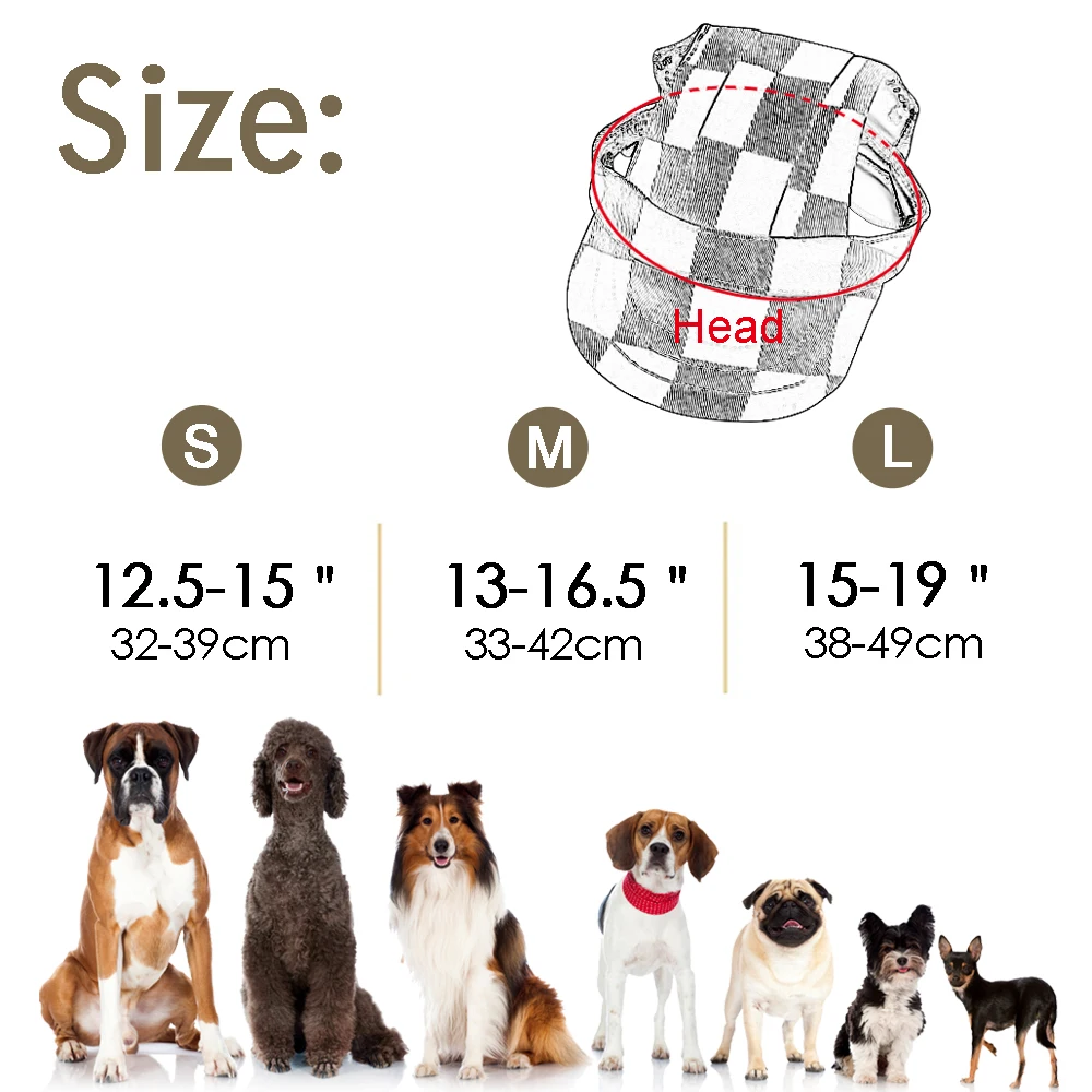 Летняя Клетчатая шляпа для собак дышащая бейсболка от солнца аксессуары