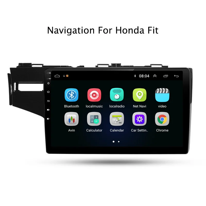 9 &quot2.5D IPS Android 8 1 автомобильный DVD GPS плеер для Honda Fit 2014 2015 2016 2017 2018 Радио стерео