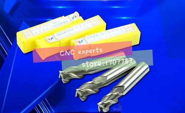 

Free shipping High Quality 5pcs 3F-1.5~10.0 End Mill,Three Flute HSS & Aluminium End Mill Cutter CNC Bit, Milling tools