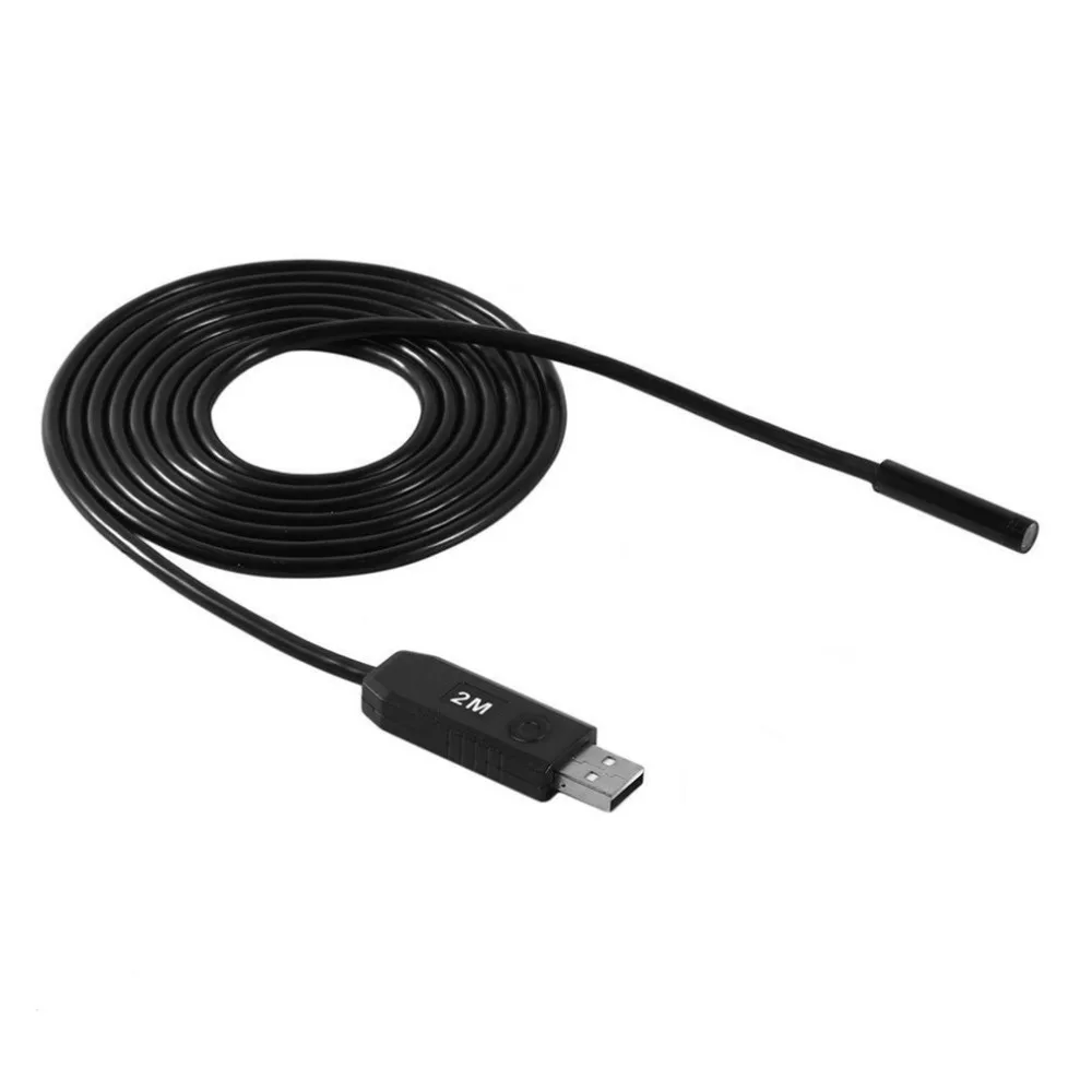 1 м/2 м/3 5 м/5 м 7 мм эндоскоп мини камера USB Водонепроницаемый 6 LED бороскоп для