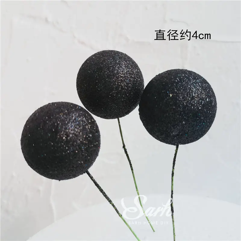 3pc 4cm ball Украшение в виде звездного космонавта, Ins, зеркальный шар, планета, Топпер для торта, день рождения детей, вечерние принадлежности, прекрасные подарки - Цвет: 3pc 4cm ball