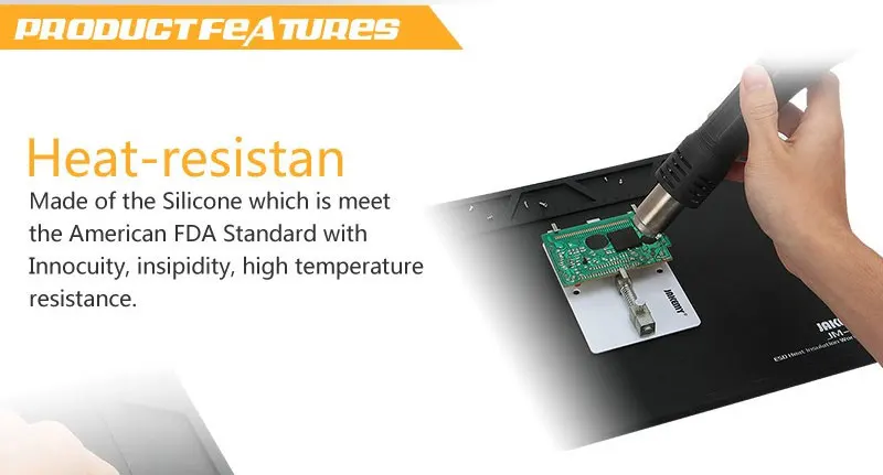 Новый теплоизоляционный рабочий коврик паяльная станция инструмент для ремонта