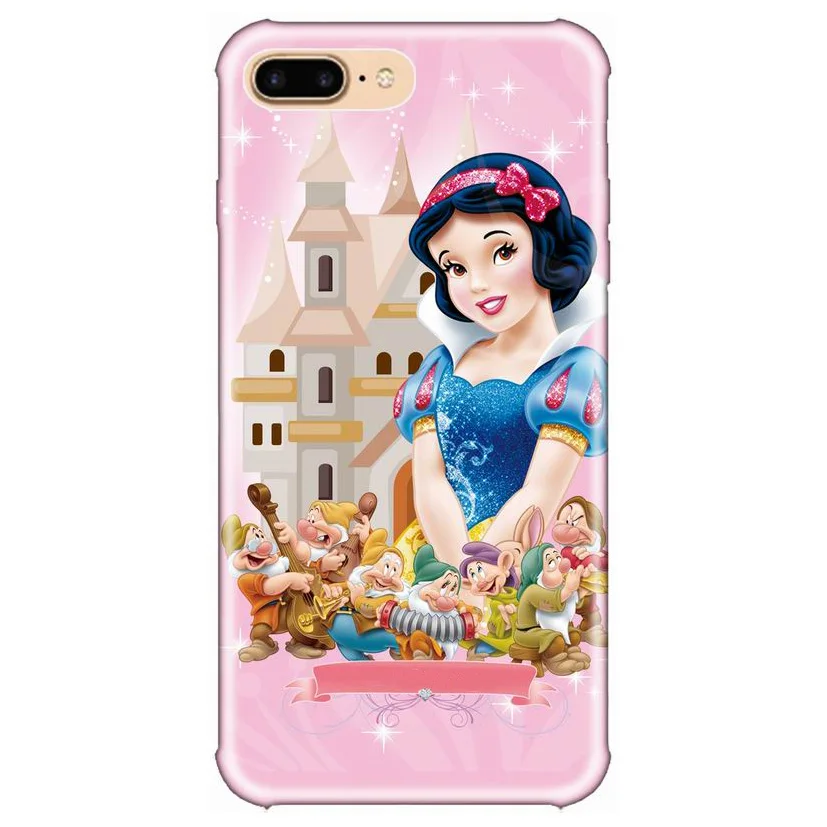 Замок Принцесса Белый Снежный принц мультфильм телефон чехол задняя Мягкая
