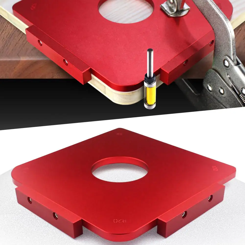 Новая деревообрабатывающая панель Radius Quick Jig Круглые Угловые шаблоны R5 R10 R20 R30