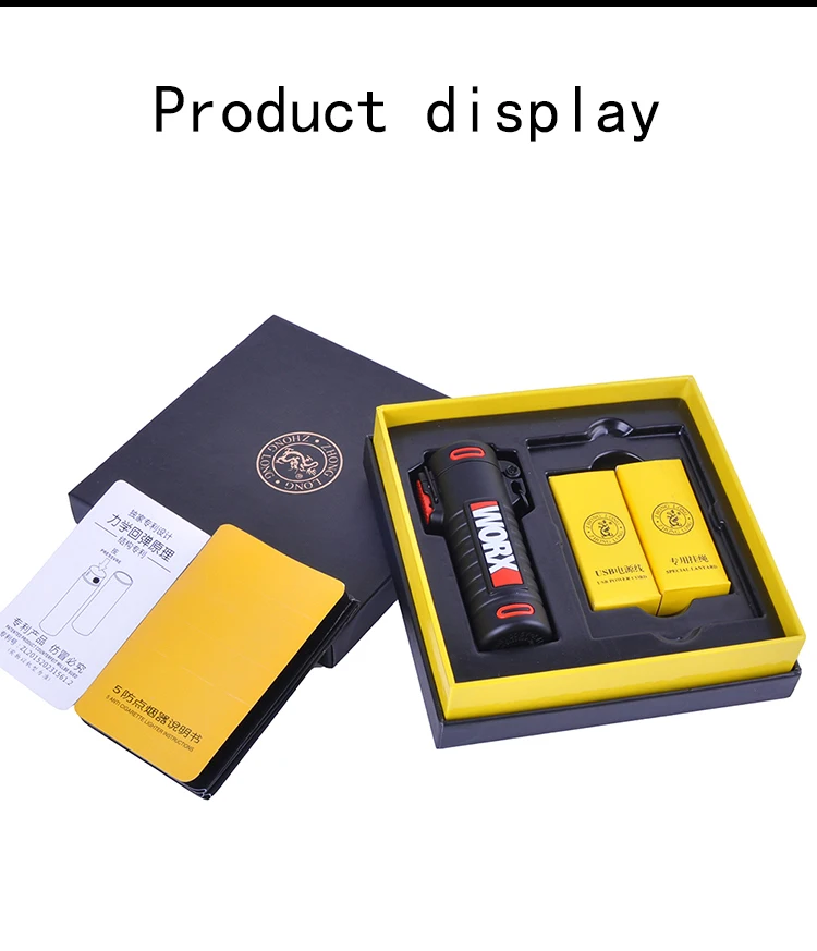 ONUOSS Cyliner одиночный для Плазменно-дуговой прикуривателя USB Перезаряжаемый Беспламенное ветрозащитное электронное импульсное зажигалки для курения