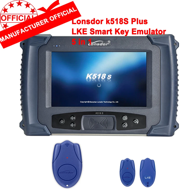 Автоматический ключевой программист LONSDOR K518S с различными эмуляторами без