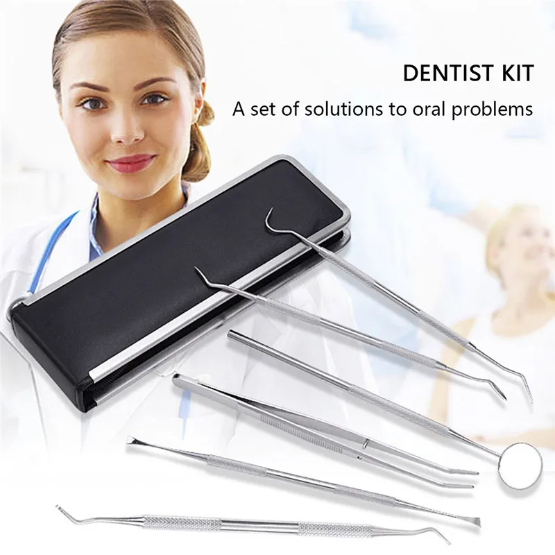 Набор инструментов для стоматологического стоматолога 6 шт. набор ухода за