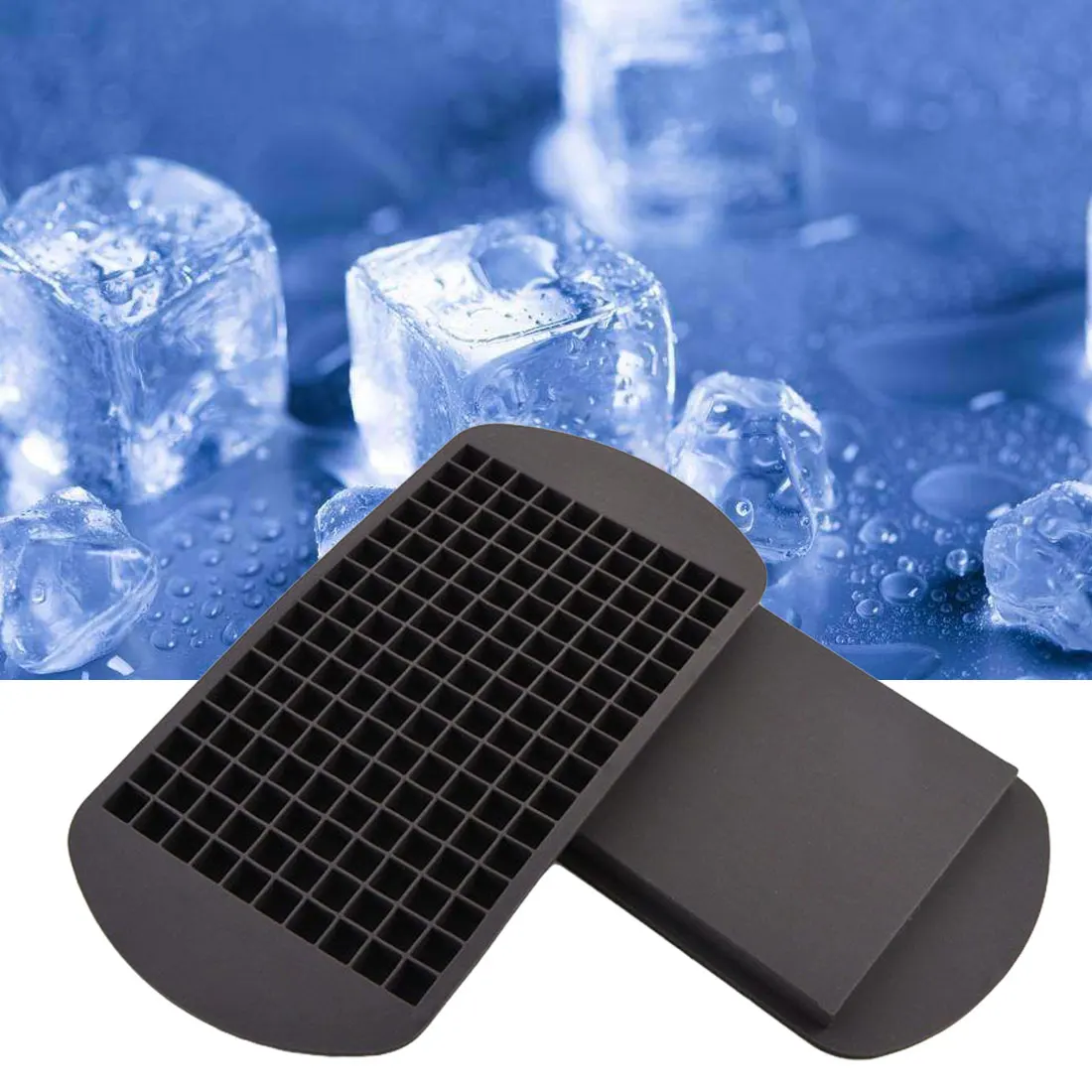 

Ice cube maker 160 Grids Silicone Ice Cube Eco-Friendly Cavity Tray Small Fruits Mold Ice Maker