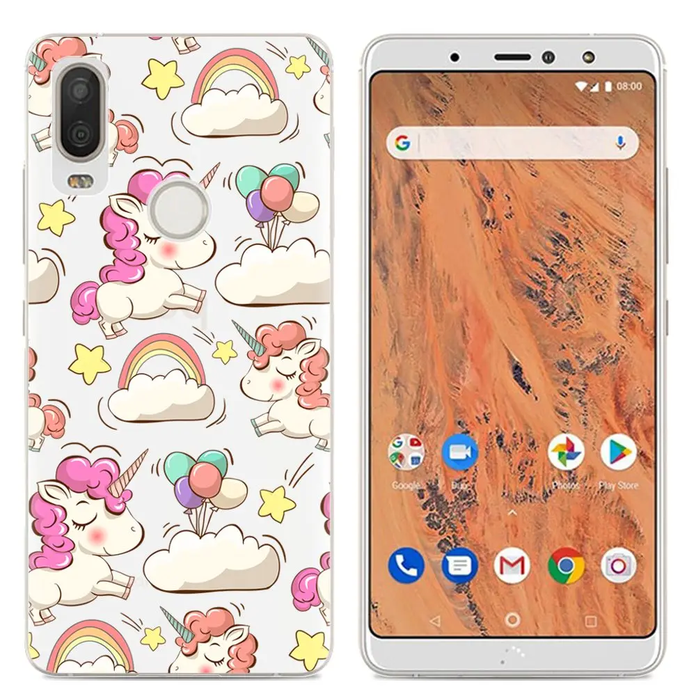 New Arrival Phone Case For BQ Aquaris X2 / Pro Active 1 5.65-inch Fashion Design Art Painted TPU Soft |
