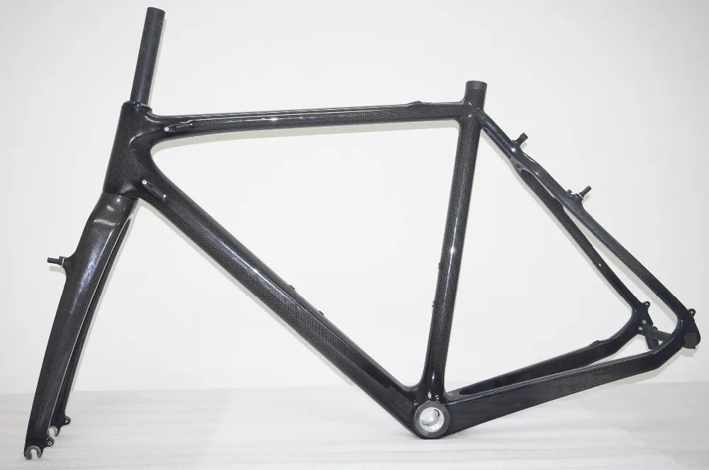 Карбоновая велосипедная Рама 3k с v образным тормозом вилкой 51/53/55/57 см|frame fork|carbon