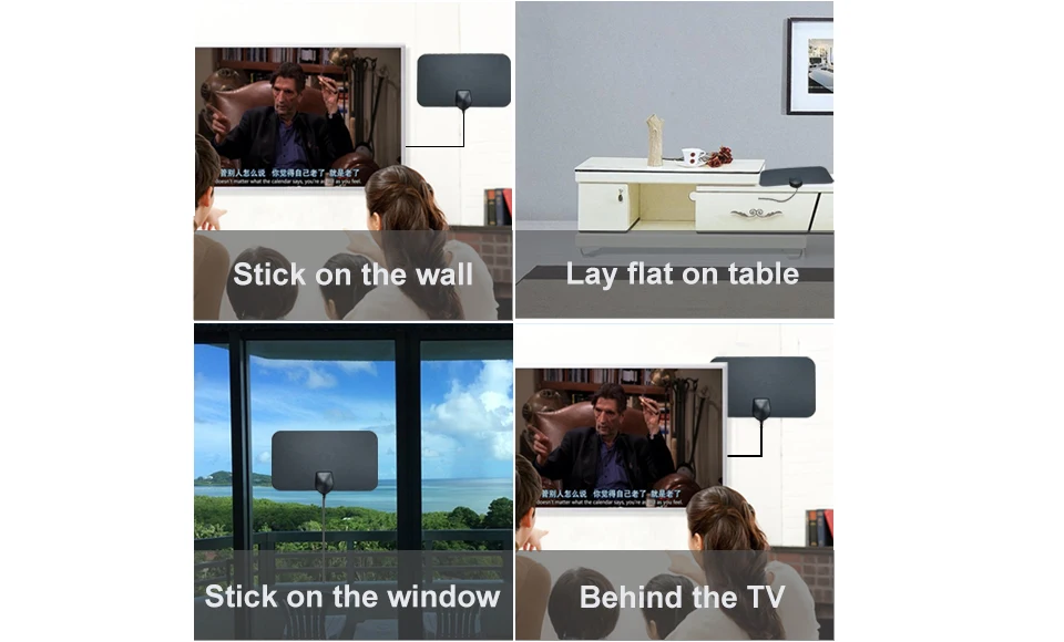 Телевизионная антенна Антенна внутренняя цифровая наружная hdtv hqclear рецептор наружный усилитель hqclear amplificador hqclear wifi hd para de