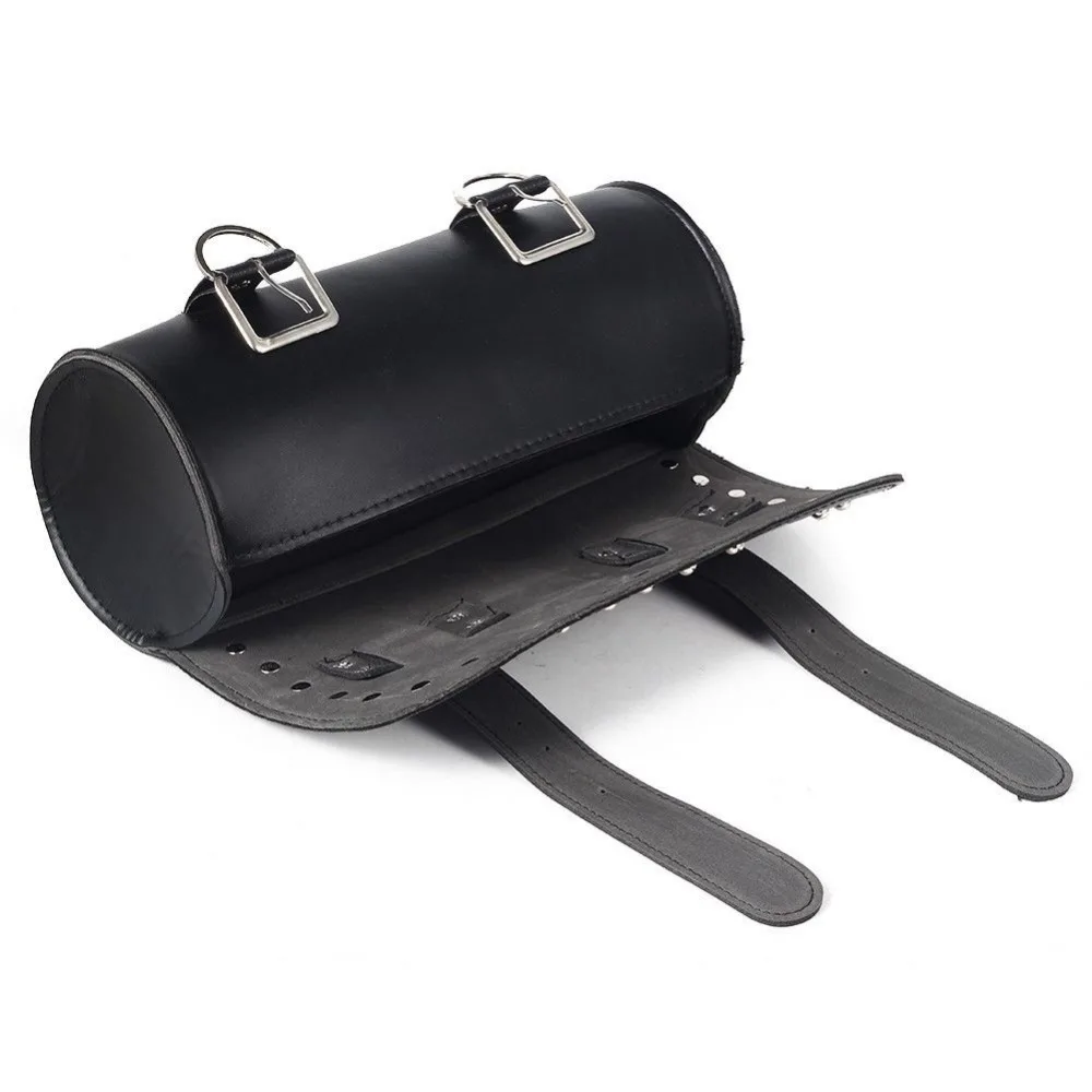 3 ШТ. ПЕРЕДНЯЯ ЧЕРНЫЙ МОТОЦИКЛ СУМКИ МЕШОК ИНСТРУМЕНТА КОЖА ДЛЯ HARLEY DAVIDSON|tool bag