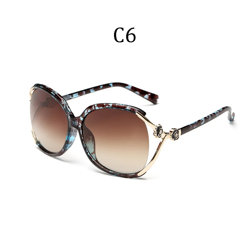 Очки солнцезащитные женские квадратные с цветами UV400|brand sun glasses|designer glassesfashion glasses |