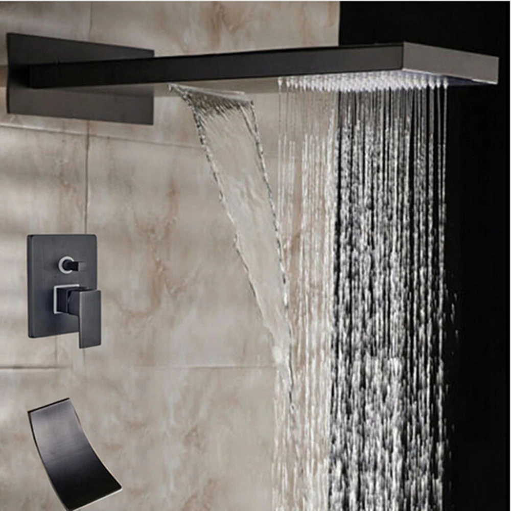 Новый европейский стиль смеситель для душа масло втирают Бронзовый Одной ручкой