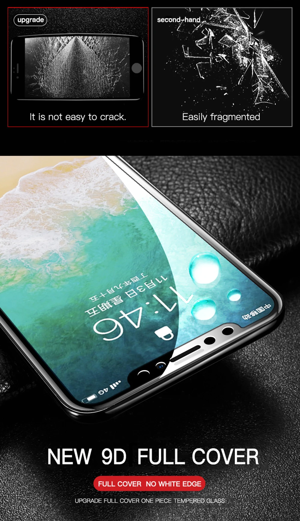 MaxGear 9D закругленные края Защитное стекло для iPhone XS Max XR X 10 полный экран Закаленное стекло пленка для iPhone 8 7 6 6s Plus стекло