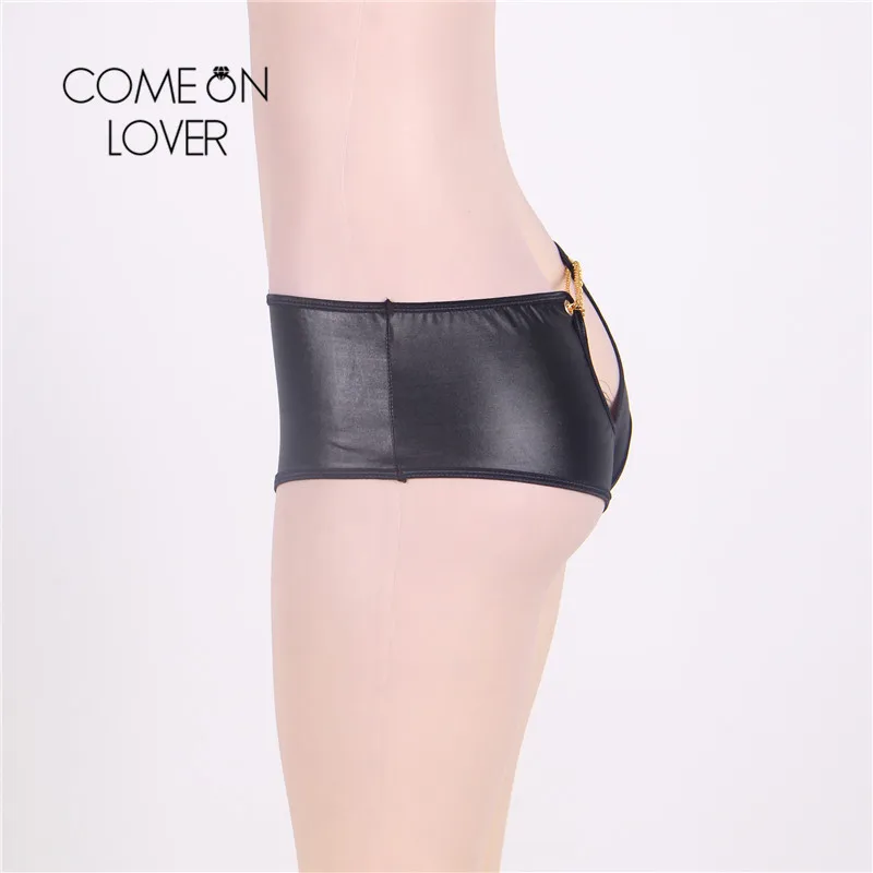 Comeonlover женское нижнее белье трусики с кисточками большие размеры черное Клубная